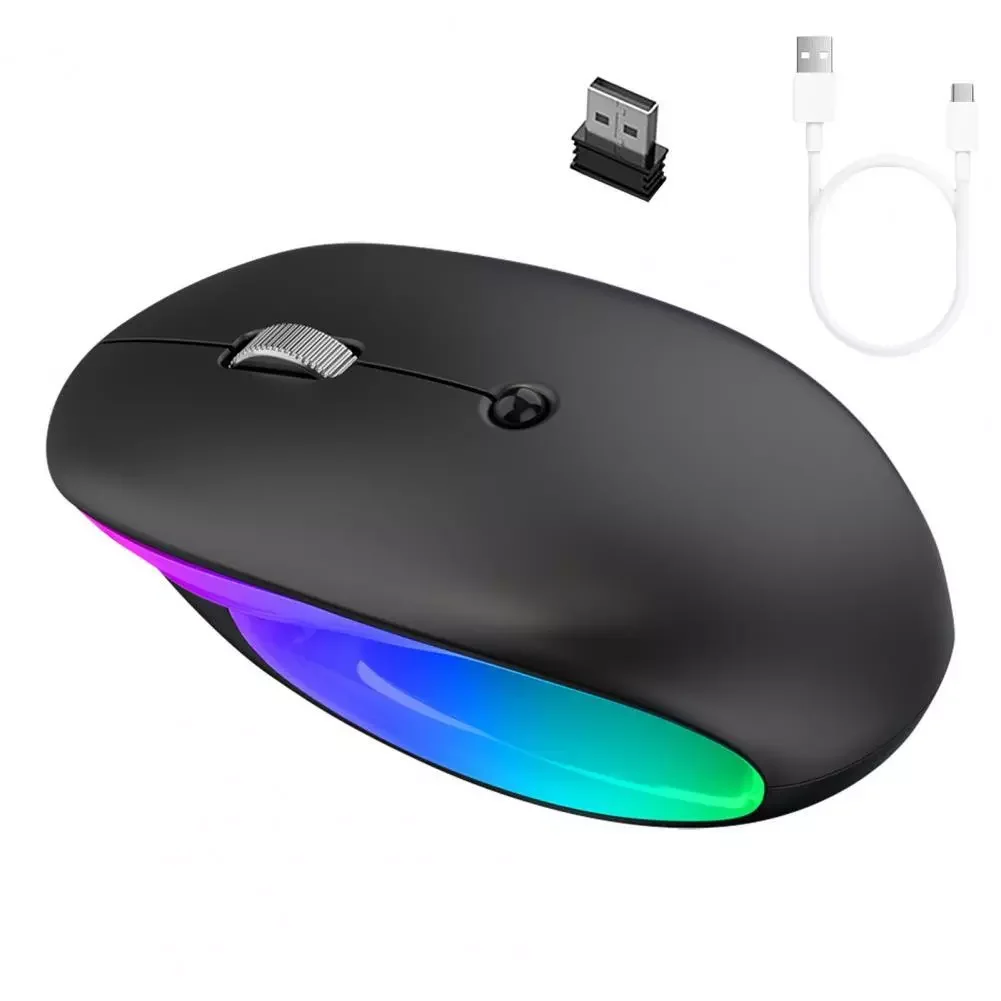 

Mouse DPI Adjustable Rechargeable RGB Backlight LED Bluetooth USB Optical Gaming Mice