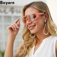 boyarn 2022 new steampunk all inclusive wind proof sunglasses womens one piece protection ff sunglasses womens fashion sunglas