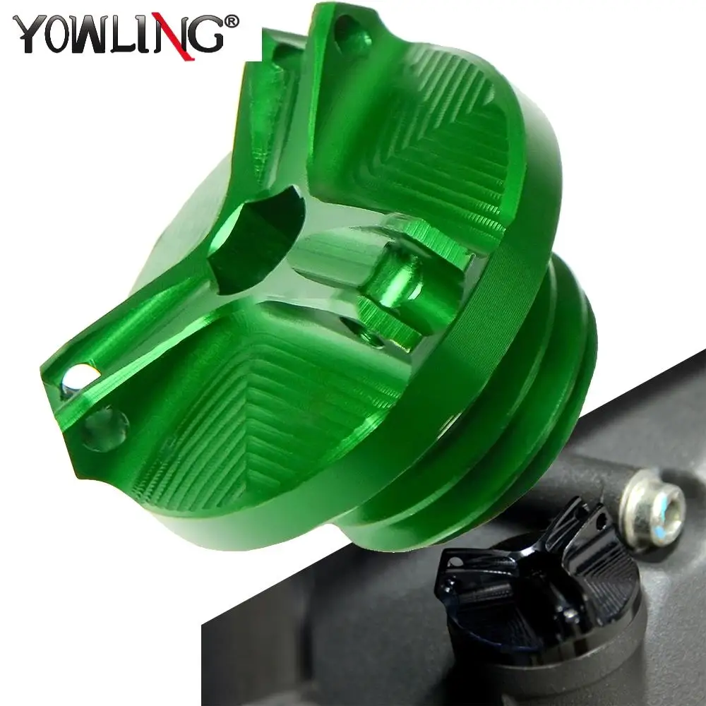 

M19*2.5 CNC Engine Oil Filter Cup Plug Cover Screw For Kawasaki Ninja 650R/ABS VN650 ER-4f Ninja 400 ER-6n er-6f Ninja250 SL