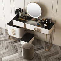 coiffeuse dressing table with mirror and stool fashion bedroom makeup table high quality dresser makeup vanity cabinet 2 colors