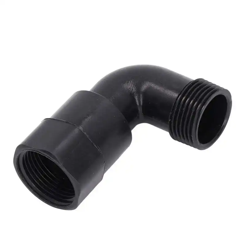 

PVC G1 Elbow Connector Irrigation 1in Internal External Threaded Connection Elbow Connector Irrigation Hose Adapter Lead Pistol