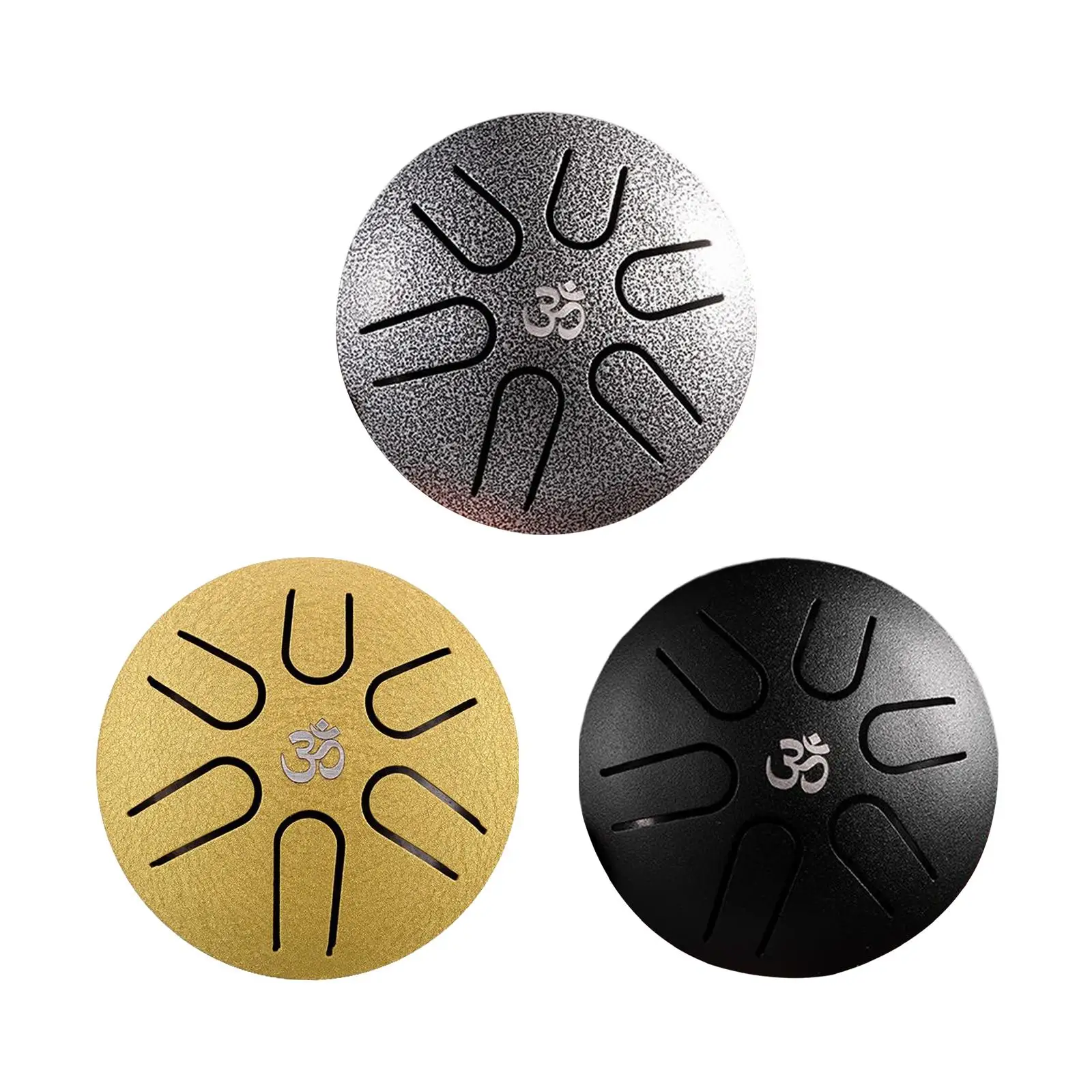 

3.74" Hand Drum 6 Tone with Books for Meditation Biginner Adults