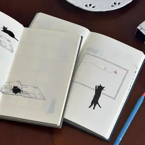 Синий многофункциональный блокнот Schedule Book B5