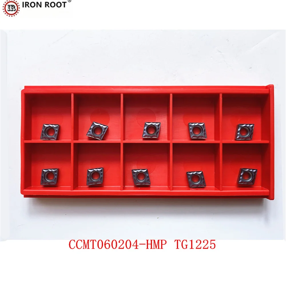 

10P CCMT060204,09T308,120404 -HMP TG1225 Series Metal lathe Cutting Tool CNC Turning Carbide Insert For SCLCR/L SCFCR/L Tools