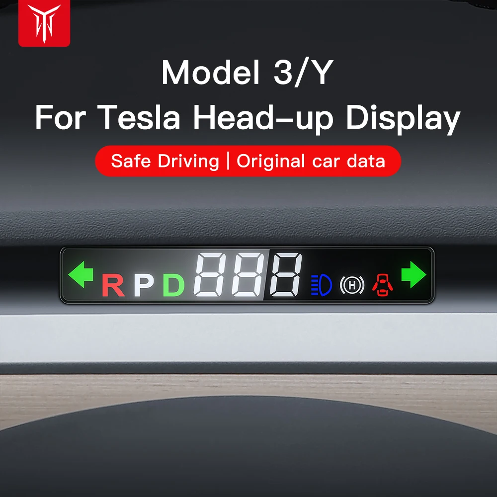

YZ HUD Head-up Display For Tesla Model 3 Model Y Dedicated Head-up Display Speedometer For TESLA Car Model3 ModelY Accessiores