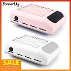 80 Вт Мощный Вентилятор пылесборник для ногтей пылесос для лака для ногтей пылеуловитель для маникюра и педикюра