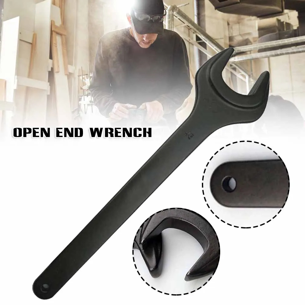 

Heavy Duty Single Open End Wrench Black Spanner Hand Grip Tool Spanner Black Wrench PRE