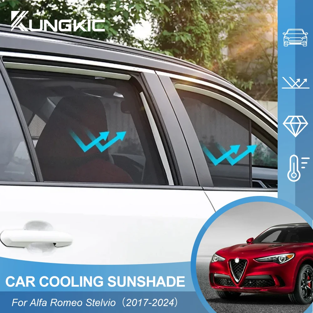 Солнцезащитный козырек на окно автомобиля заказ для Alfa Romeo Stelvio 2017 2018 2019 2020-2024
