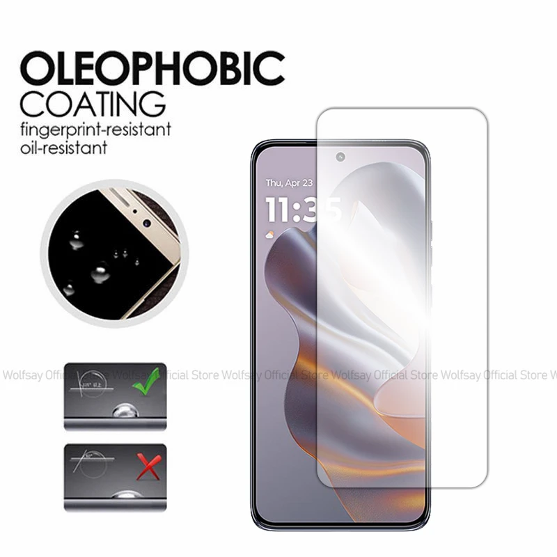 2/4 шт. защитная пленка для Motorola Moto S50 закаленное стекло полностью клеящееся