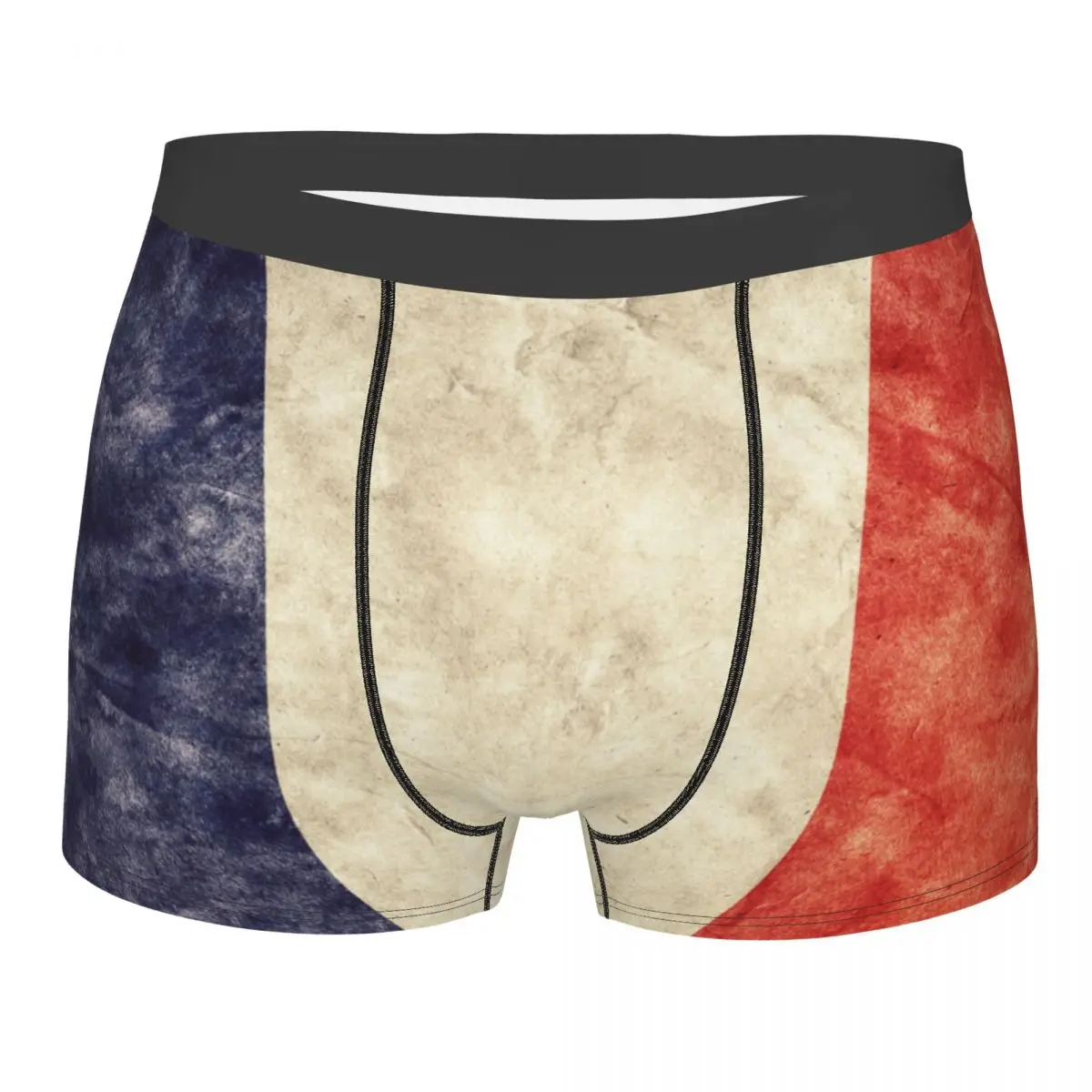 

2022 Polyester France Frence Country Flag Vintage Men Boxer Shorts Underpants Mens Panties Underwear For Male Couple