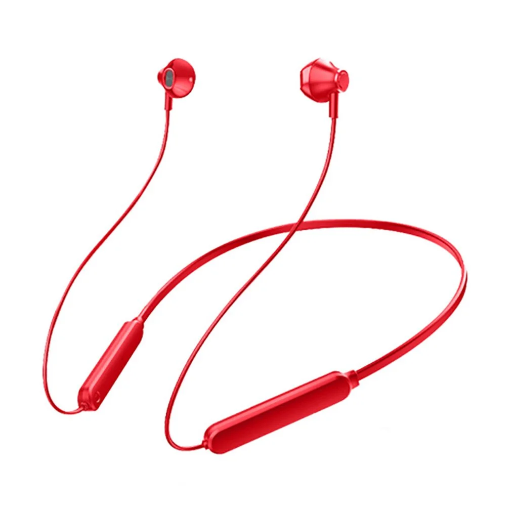 bt-95 Bluetooth HeadSet Neckband sports running sweat-proof long magnetic Bass Stereo wireless Earphones with Mic TF Card play