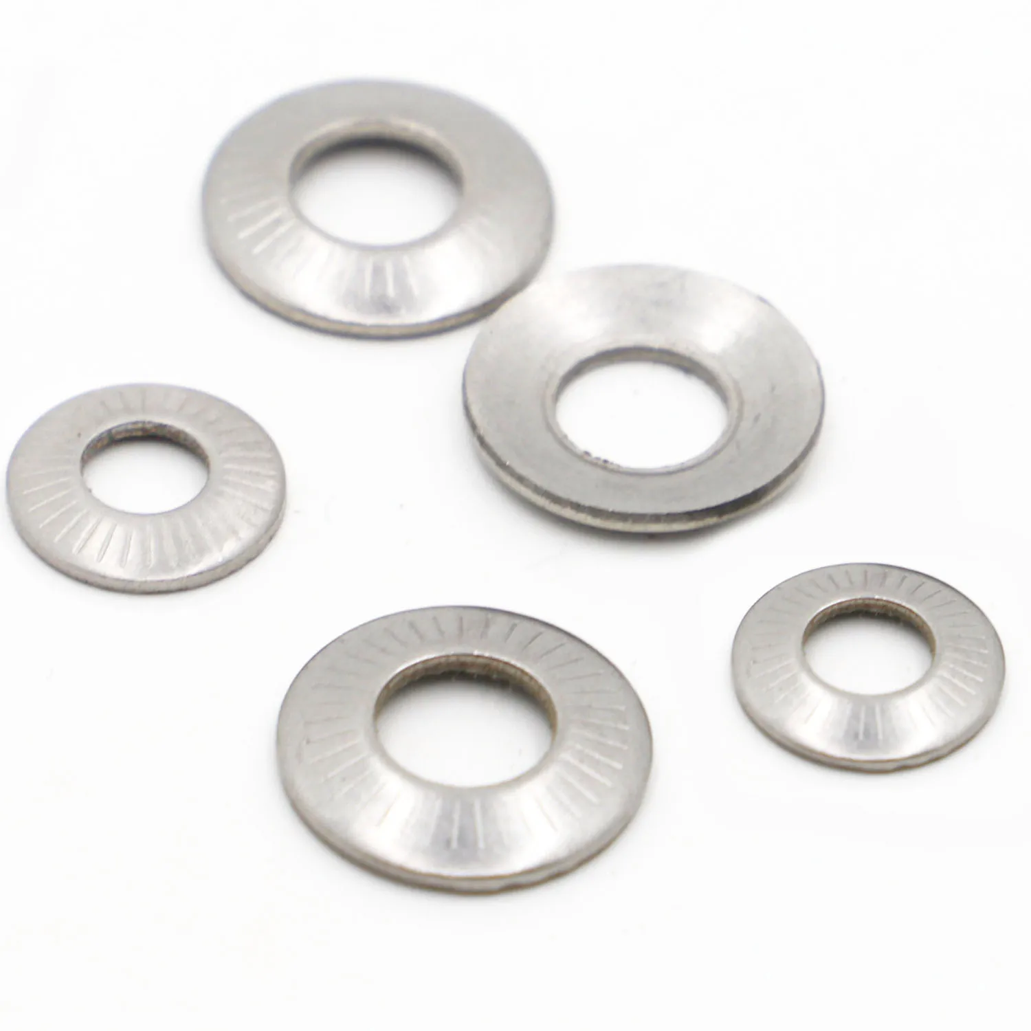 Рифленая эластичная прокладка диска из нержавеющей стали с зазубринами m2 5 M14 M16 |