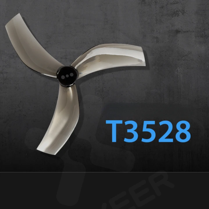 

8 пар (8CW + 8CCW) DALPROP T3528 3.5X2.8X3 3-лопастные Т-образные пропеллеры для FPV Фристайл 3,5 дюймов Cinewhoop Ducted Drones DIY части