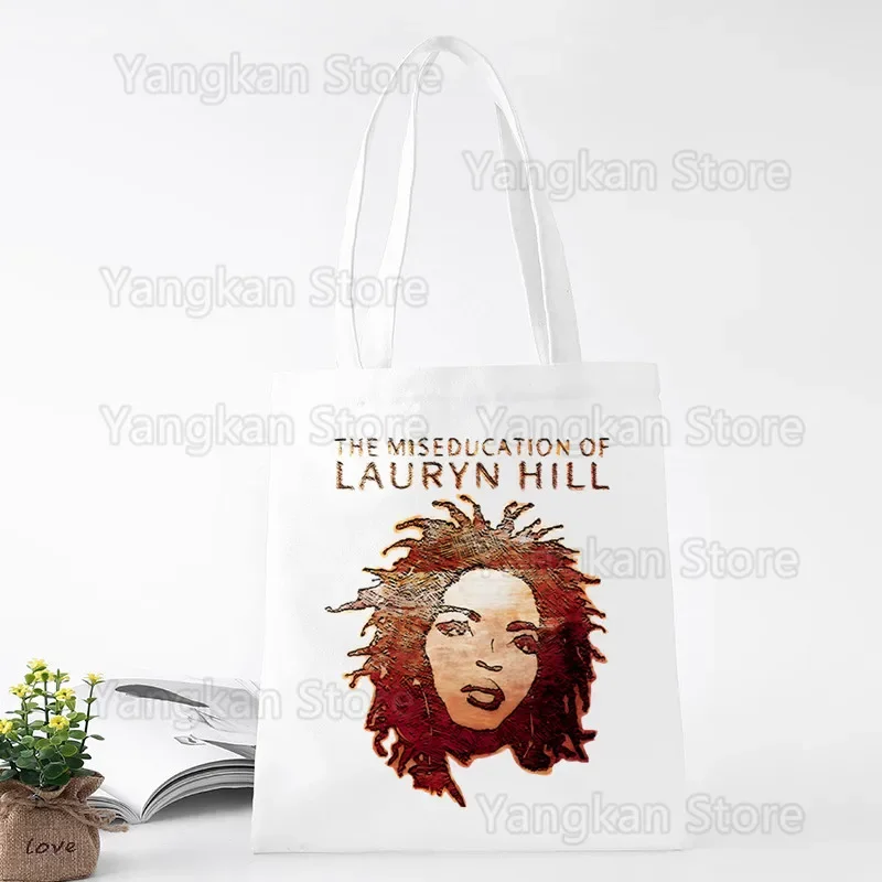 Холщовая Сумка-тоут Lauryn Hill The Soul повседневные школьные ранцы на плечо регги фьюжн