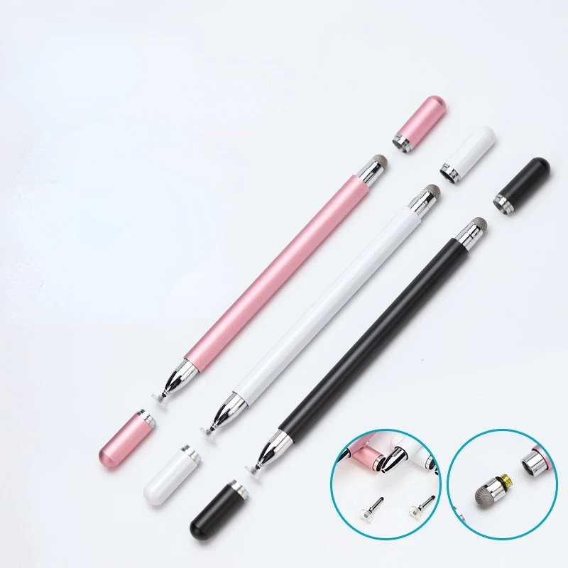 

Universal 2 In 1 Fiber Stylus Pen Drawing Tablet Pens Capacitive Screen Caneta Touch Pen for Mobile Phone Smart Pen Accessories