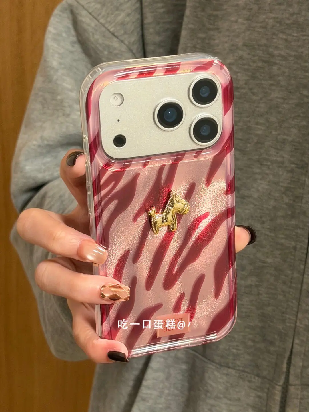 Фото Чехол для телефона Ins Pink Zebra Pattern English Personality для iPhone 16 15 14 Plus 13 Mini 17 12 11 Pro Max AIR XS XR MAX Y2K №3