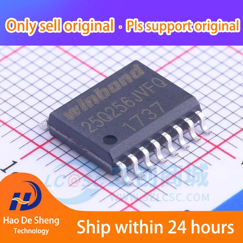 

10PCS/LOT W25Q256FVFIG Logo 25Q256FVFG 256Mbit SOP16 32M FLASH new original in stock Active Components