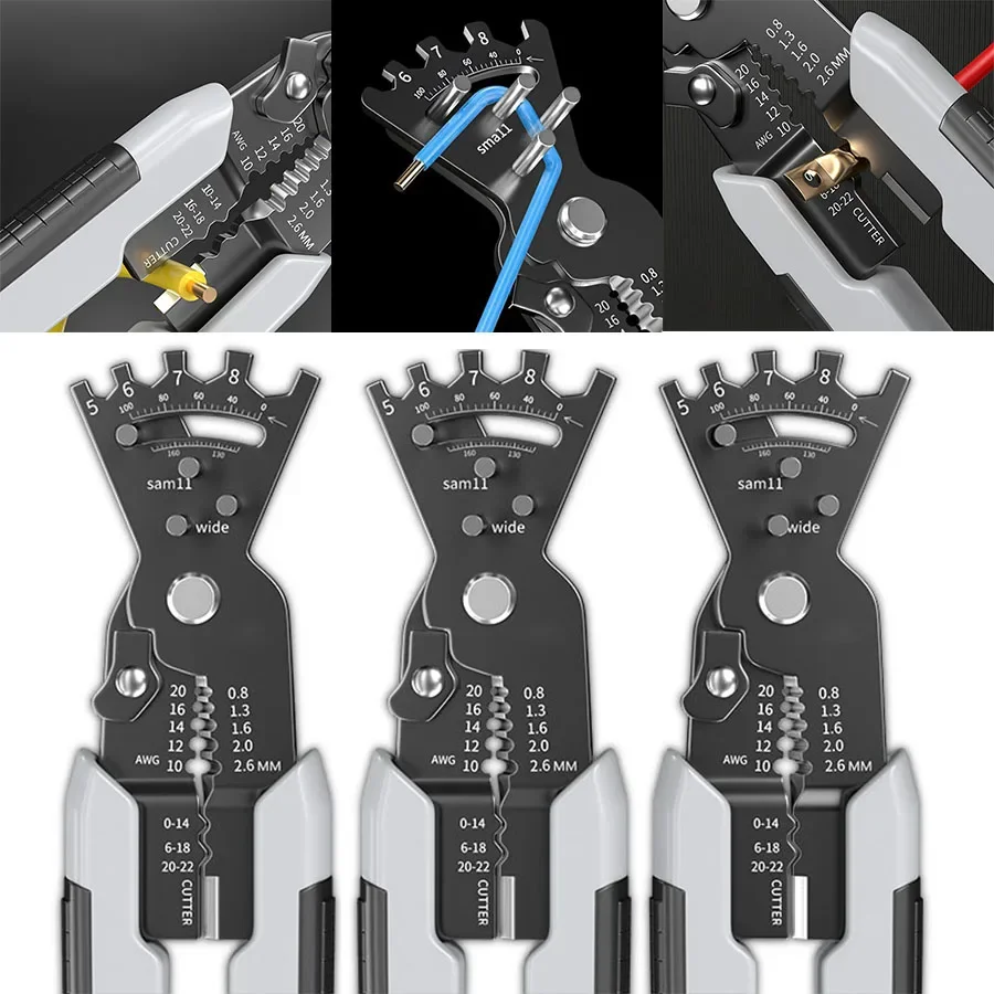 

Многофункциональные специальные плоскогубцы для зачистки проводов 5 в 1 для электрика, ножницы для обмотки и зачистки проводов