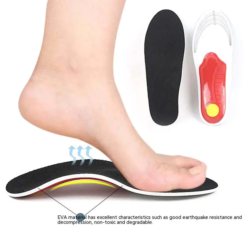 

Orthopedic Shoe Pads Comfortable Cushion Women Insoles Plantar Fasciitis for Flat Foot O/X Leg Corrected Inserts Sole Corrector