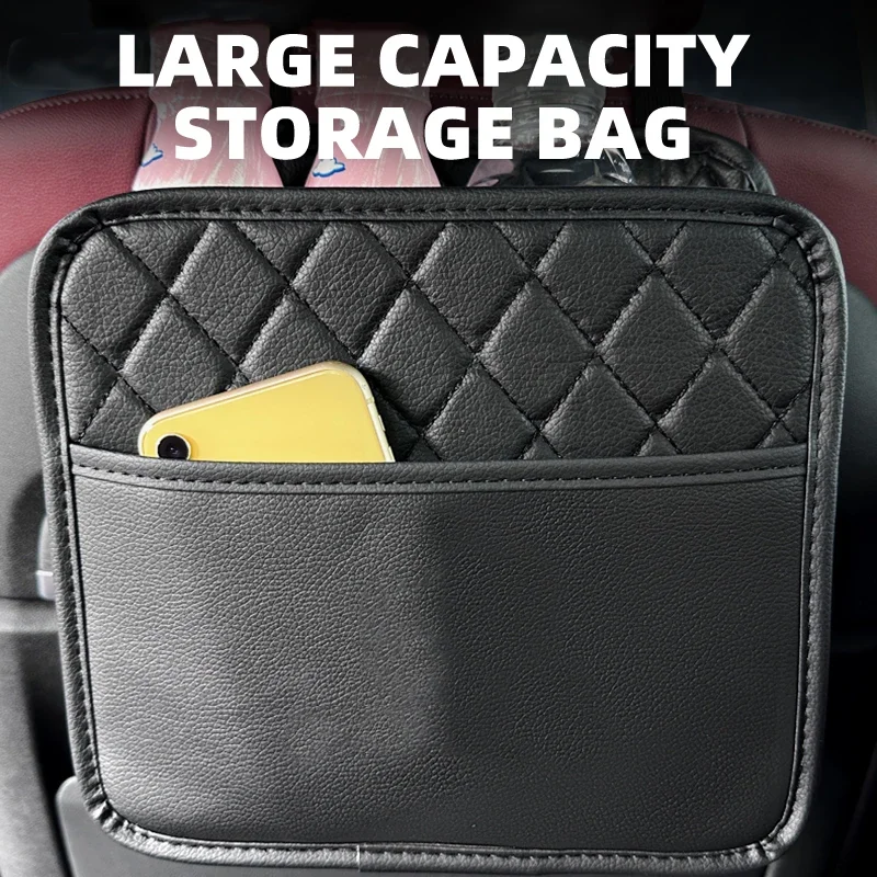 Органайзер на заднее сиденье автомобиля Многофункциональная Кожаная подвесная