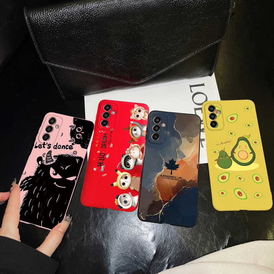 Чехол для Samsung Galaxy M23 5G чехол F23 2022 задняя крышка черный астронавт мрамор мягкий M 23