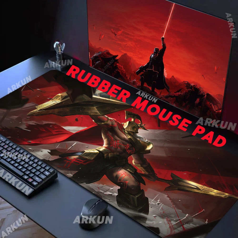 XXL Popular League of Legends Chosen the Wolf Cool Ambessa Pantheon Katarina Mouse Pad Computer Gaming Accessories Mat