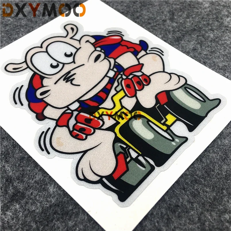 10x9 см автомобильный Стайлинг забавные светоотражающие наклейки на мотоцикл 3 м