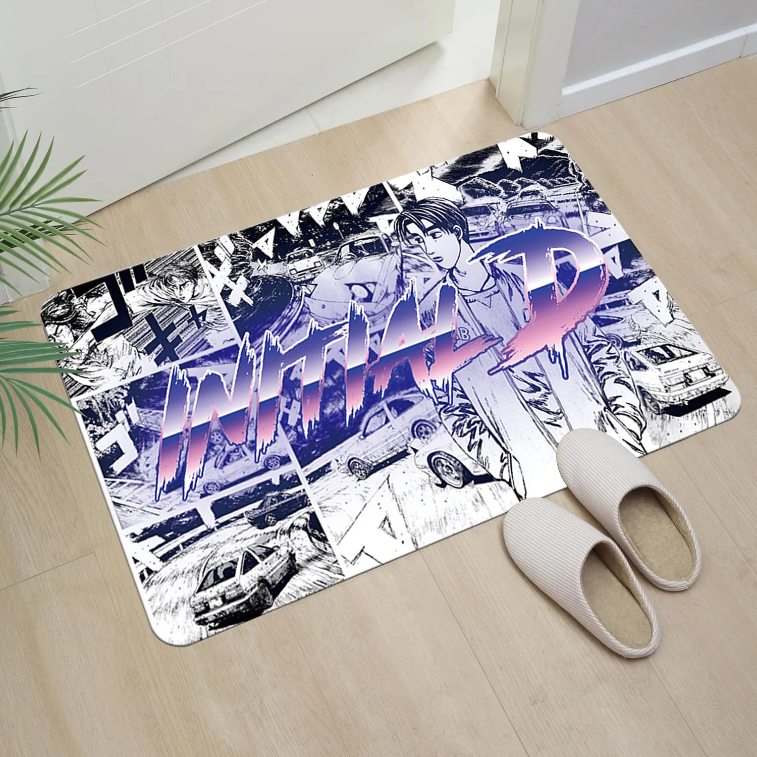 Приветственный коврик для гоночного автомобиля спальни приветственный