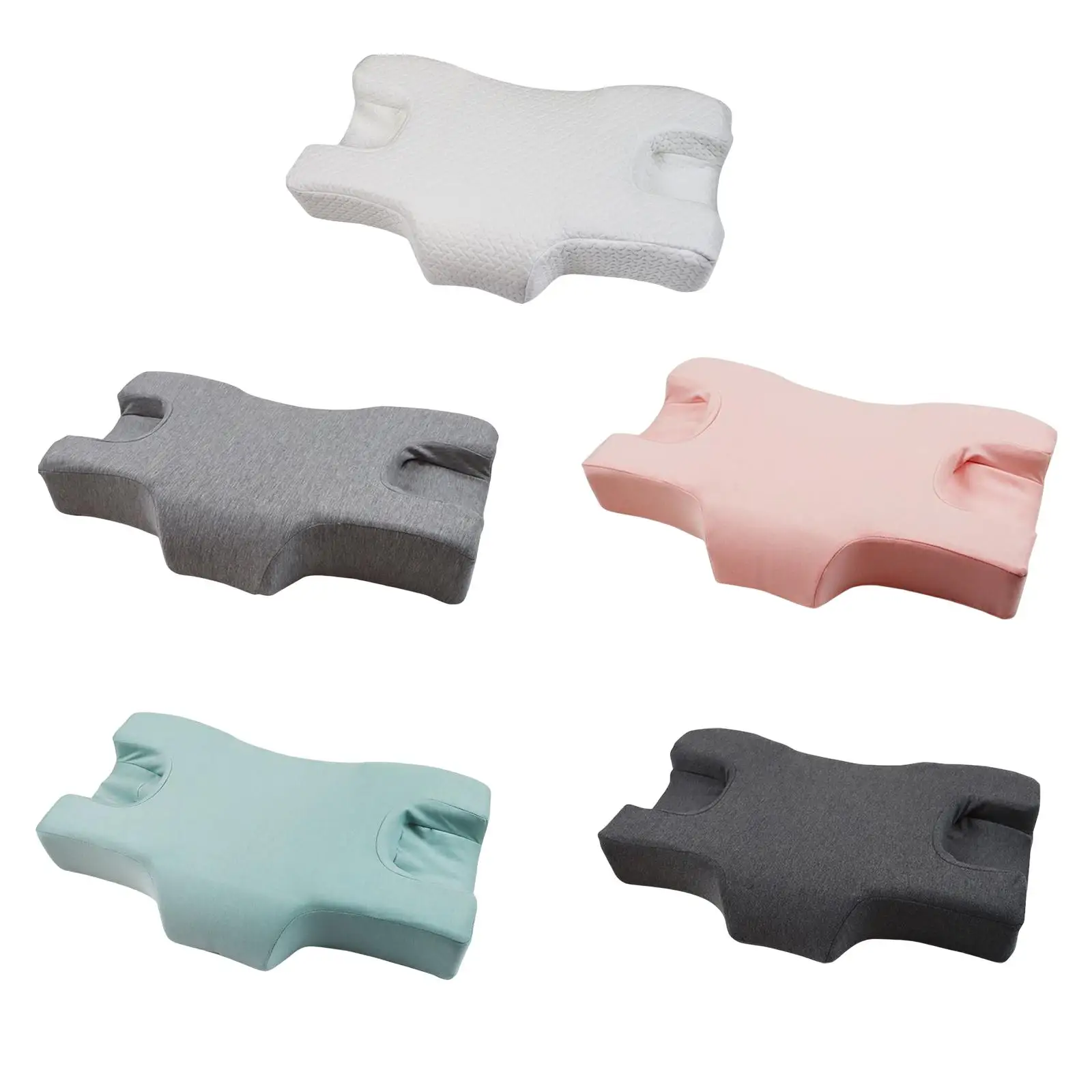 

Ergonomic Bed Pillow for Sleeping, Cervical Pillow for Face, Side, Belly, Back