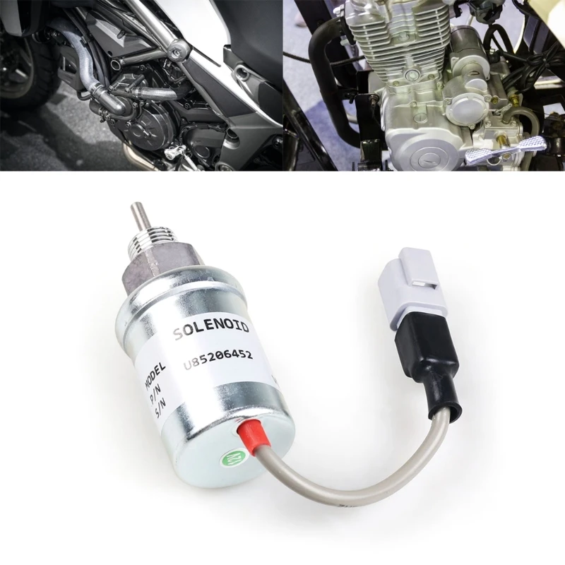 

Electrical U85206452 Shut Down Solenoid for Perkins 402D 403D 404C 403C 12V Shut Off Solenoid Valves