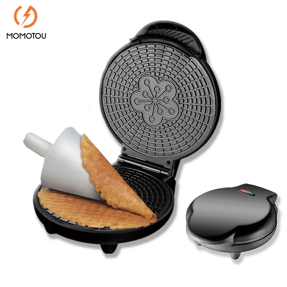 

Electric Crispy Egg Roll Maker Ice Cream Cone Machine Omelet Sandwich Iron Mold Crepe Baking Pan Waffle Pancake Pie Frying Grill