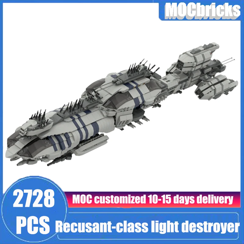 

2728 PCS Recusant Class Light Frigate Space Building Blocks Set Wars Spaceship Destroyer Airship Model Toy for Kid Birthday Gift