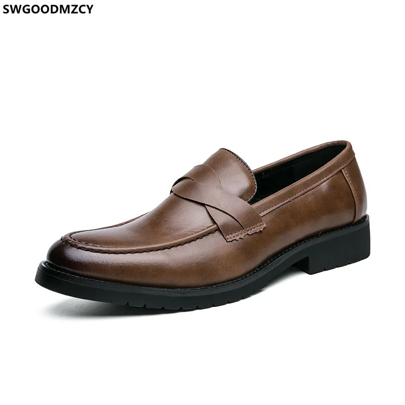 

Loafers Wedding Shoes for Men Leather Elegant Men Fashion Dress Shoes Coiffeur Formal Shoes Men Chaussures De Hommes Zapatillas