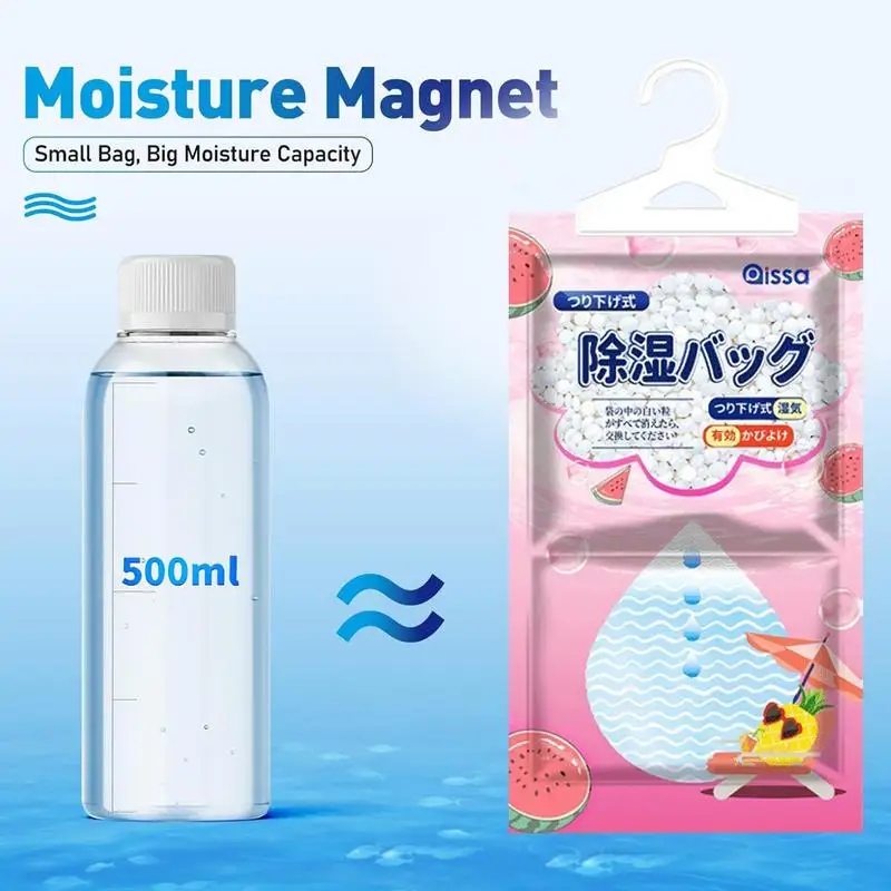 

Многоразовые Влагопоглотители, 500 мл, бытовой инструмент большой емкости для ванной комнаты, сумка для поглощения влаги