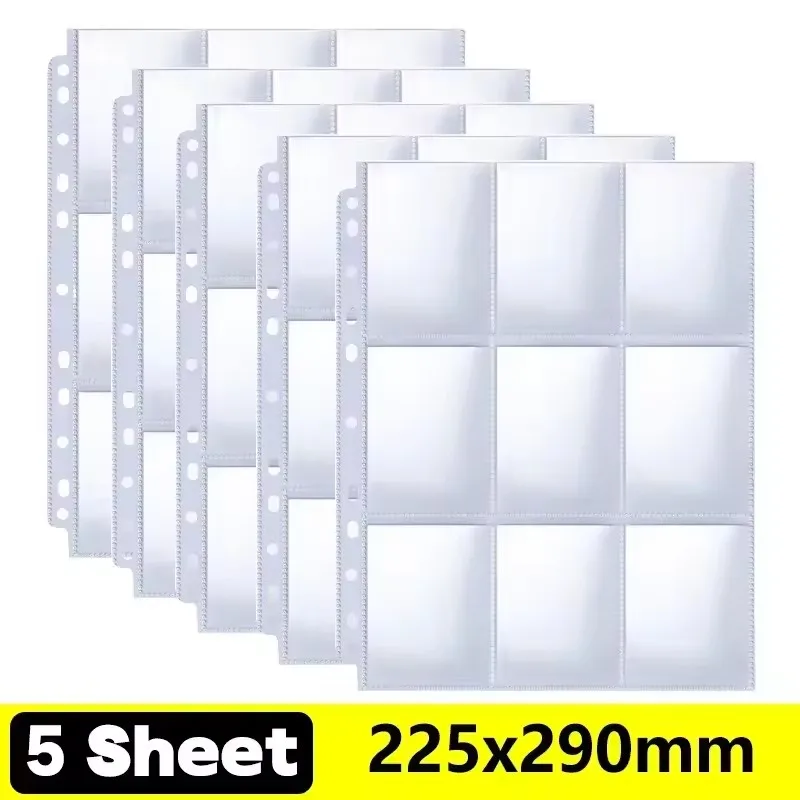 

Защитные Чехлы С 9 Карточками Для Коллекционных Игровых Страниц, Страниц Альбомов Для Скрапбукинга И Хранения Марок