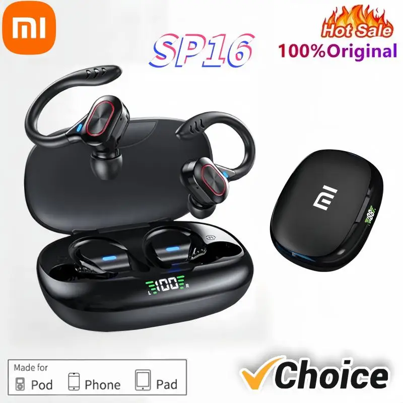 TWS-наушники Mijia Xiaomi SP16 с поддержкой Bluetooth 5 0 и светодиодным дисплеем
