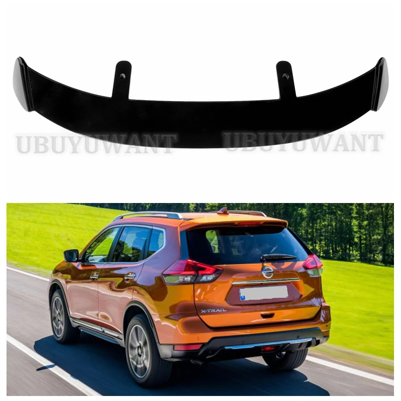 

Для Nissan Rogue X-Trail спойлер из АБС-пластика автомобильный спойлер на крышу задний хвост губа крыло автомобильные аксессуары хэтчбек универсаль...
