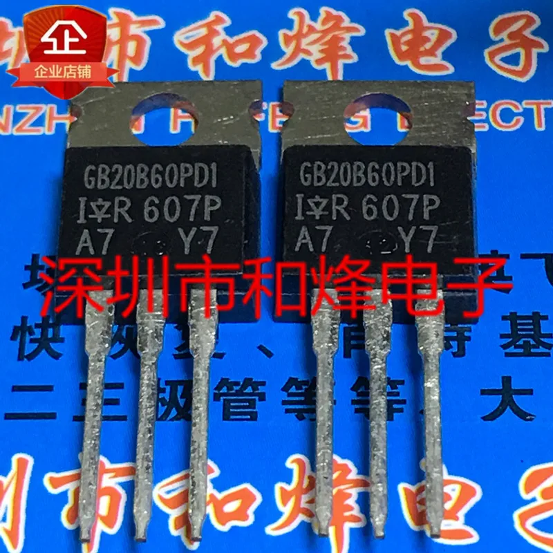 Оригинальные 4 шт./IRGB20B60PD1 GB20B60PD1 TO-220 600V 20A
