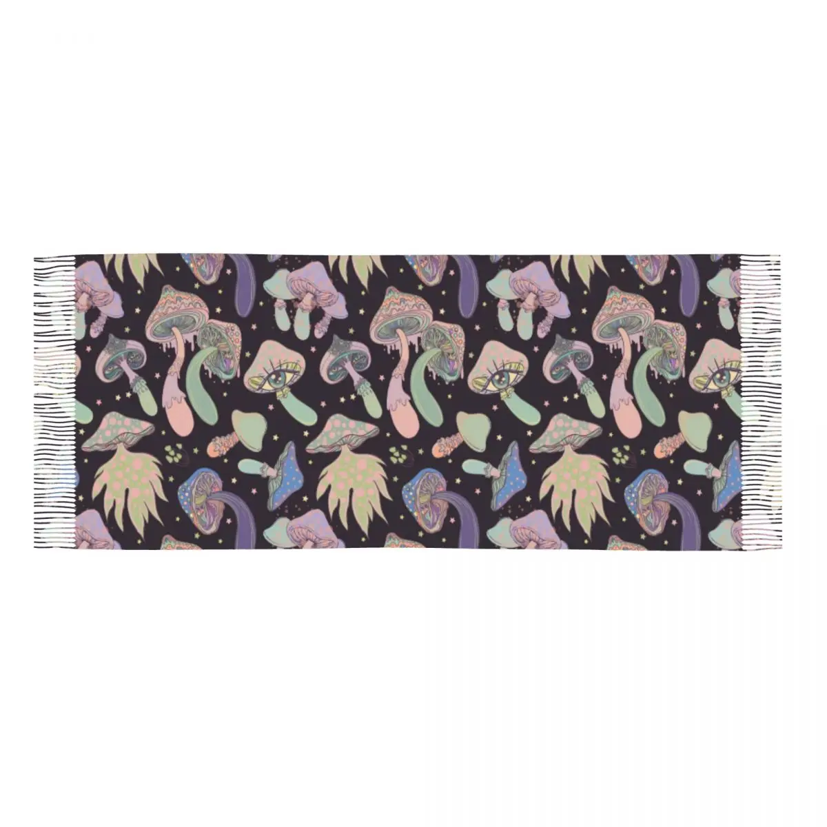 Пользовательские волшебные психоделические грибы с узором триповый музыкальный