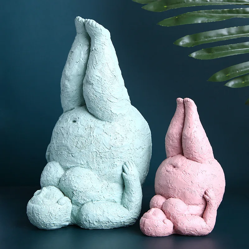 

Nordic Abstract Fat Lady Figurines Yoga Statue Resin Embellishments Craft Gifts Home Living Room Decoration