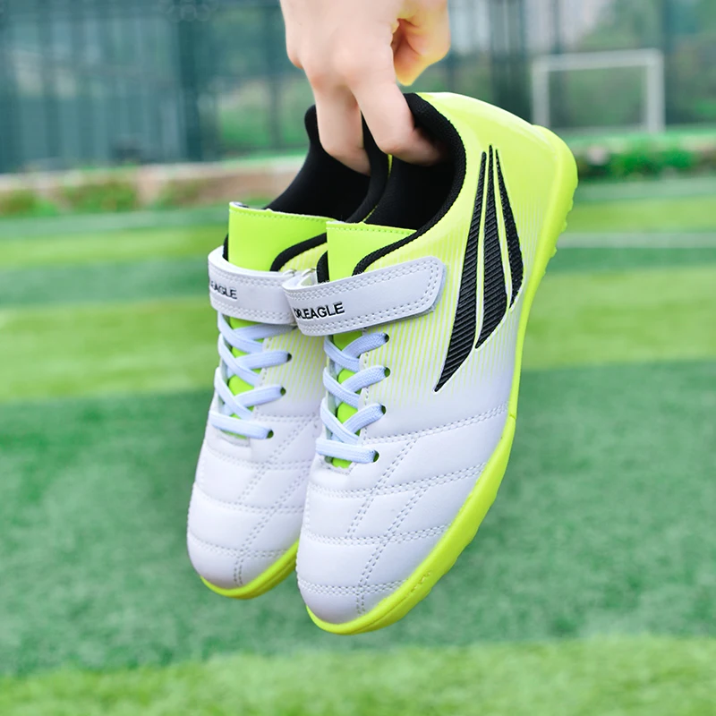 Children Soccer Shoes Boys Girls Non-slip Students Splint Training Football Shoe kids Artificial Turf TF/Ag Trainers Sneakers