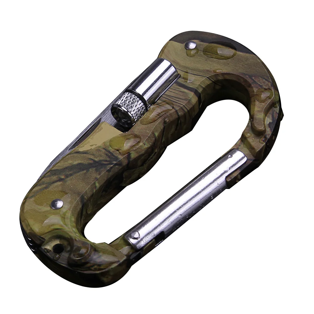 

1PC Portable Stainless Steel Carabiners for Outdoor Sports Climbing