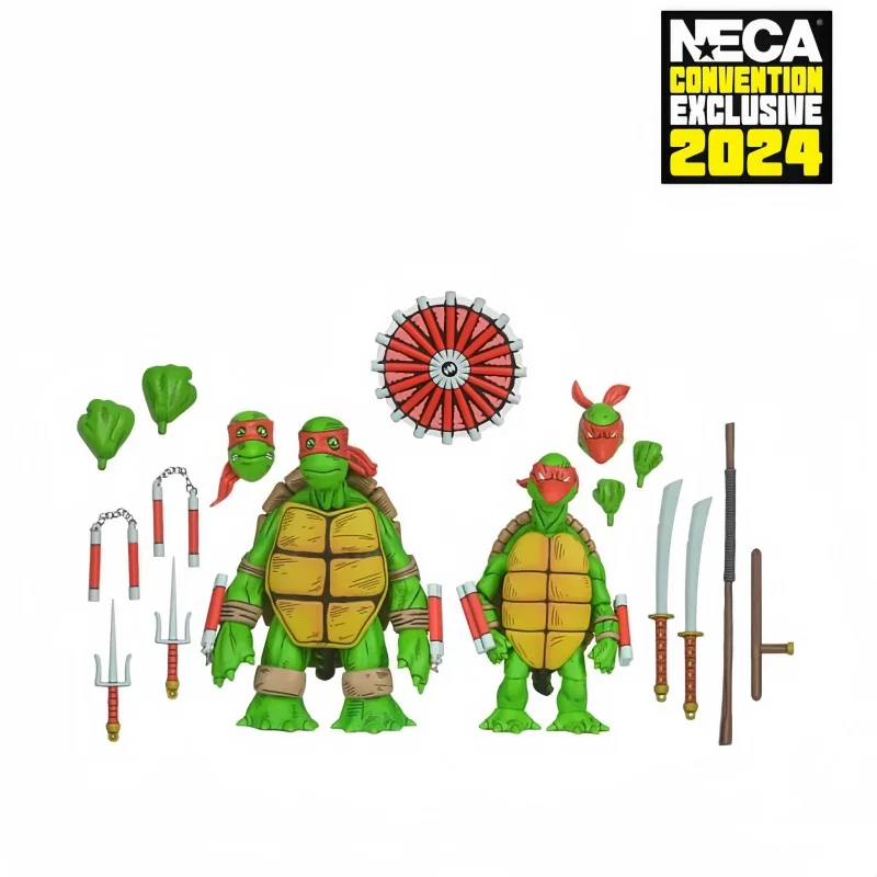 Фото Экшн-фигурки Neca Tmnt черепахи, первая черепаха, Кевин Истман и Питер лайр, эксклюзивные аниме экшн-фигурки Shf 2024, подарки, игрушки №4