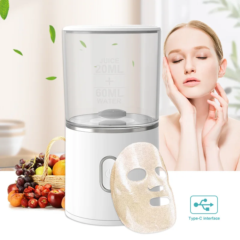 

Face Mask Maker Machine Facial Treatment DIY Automatic Fruit Natural Vegetable Collagen Home Use Beauty Salon SPA Care Eng Voice