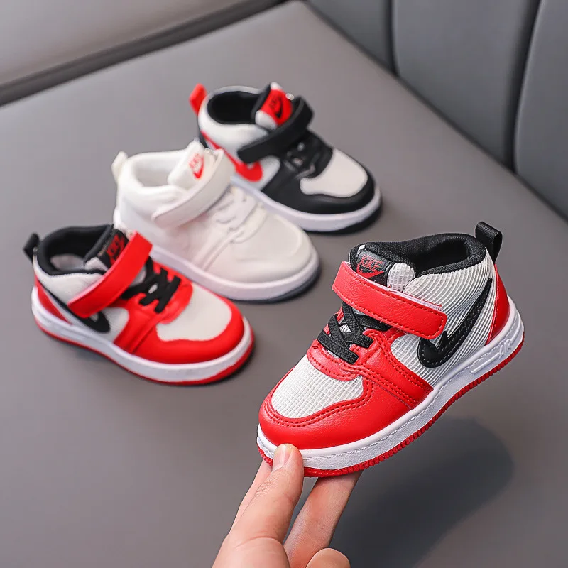 

Sneakers for Children Boy Girls Kids Tennis Casual Shoes Boys Sports Running Shoes Mesh Breathable Basketball Flat Shoes