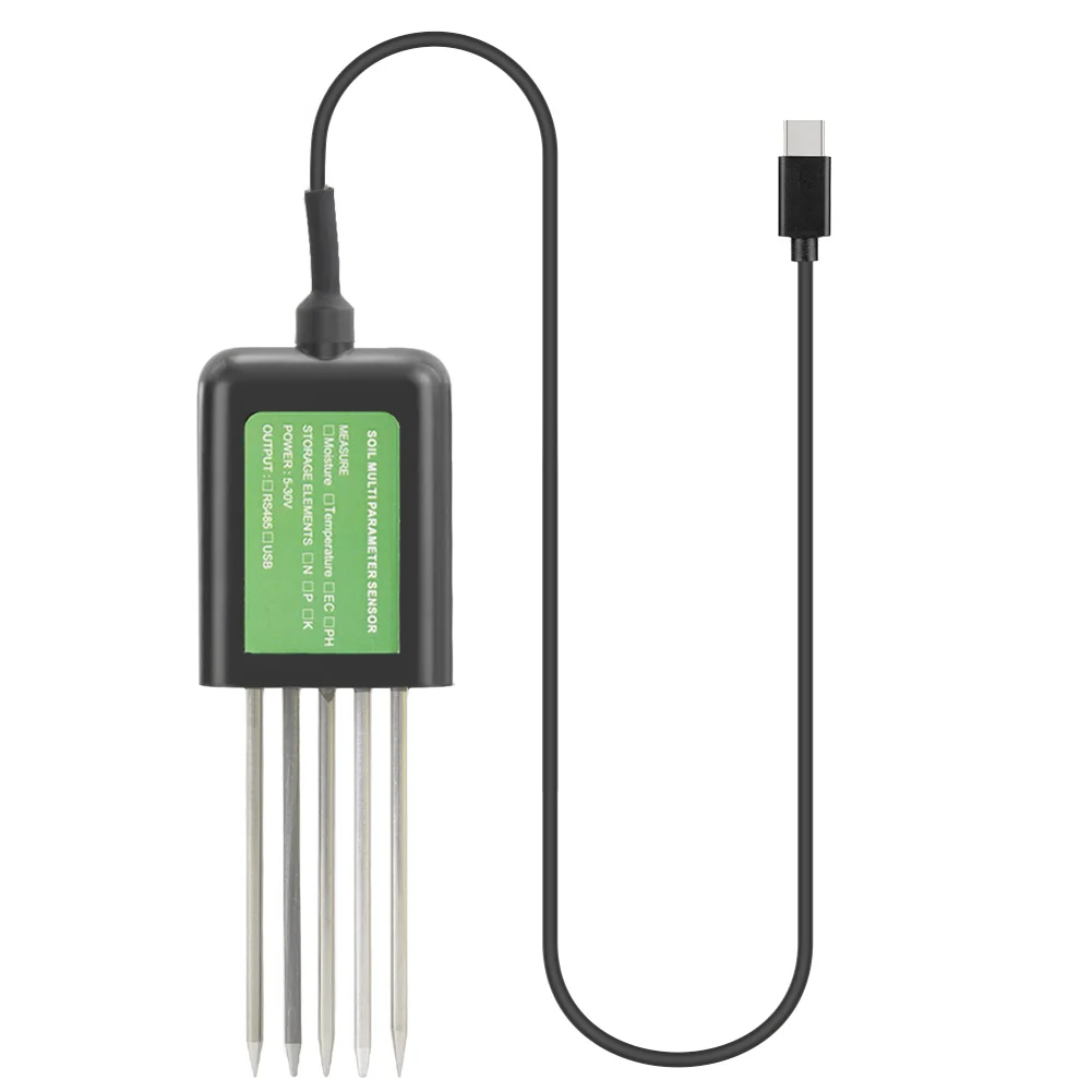 YIERYI pH-метр почвы, тестер влажности, анализатор почвы для Android, USB, умный садовый датчик питательных веществ для теплиц, домашних фермеров