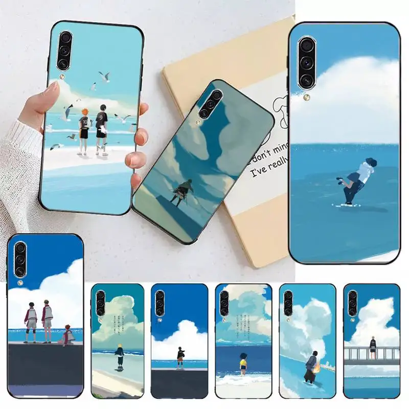

Illustrated haikyuu Japanese Manga Phone Case For Samsung galaxy A S note 10 12 20 32 40 50 51 52 70 71 72 21 fe s ultra plus