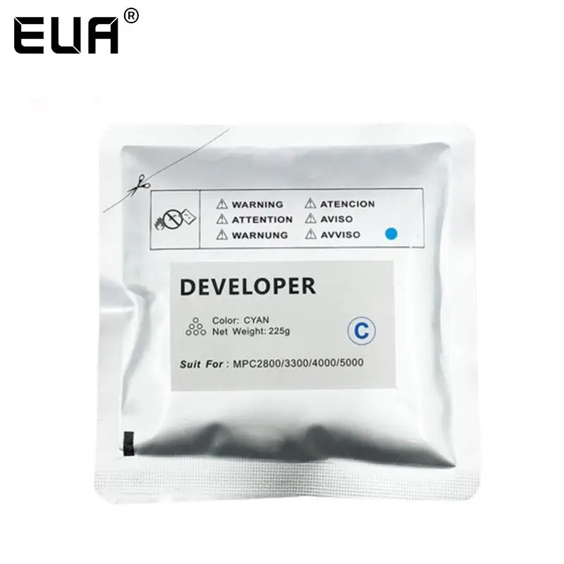 

225g Color Developer Powder For Ricoh Aficio MPC2800 C3300 C4000 C5000 Copier CMYK Carrier