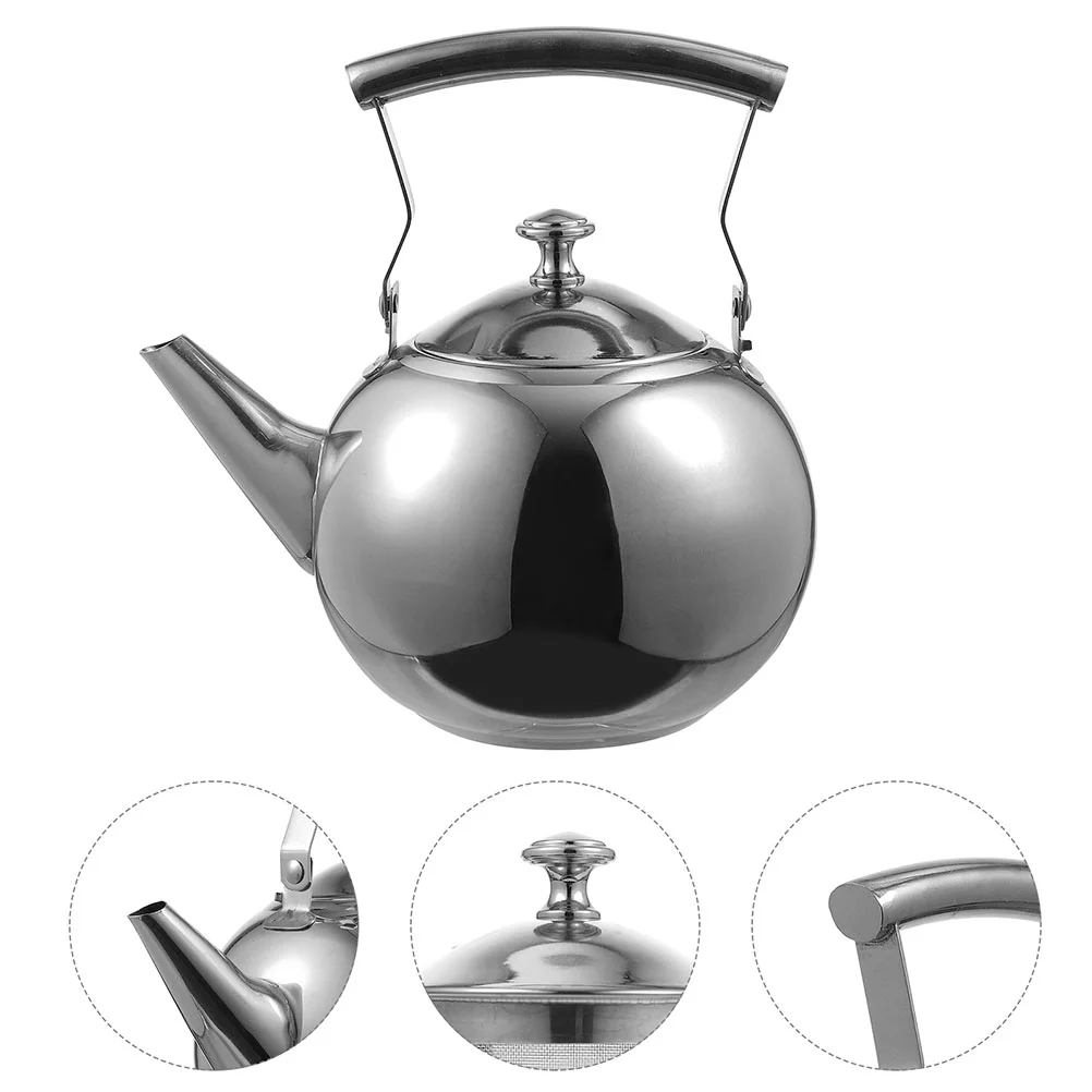 

Kettle Tea Stovetop Teapot Stove Steel Stainless Water Whistling Boiling Kettles Gas Pot Teakettle Pots Hot Safe Metal Coffee