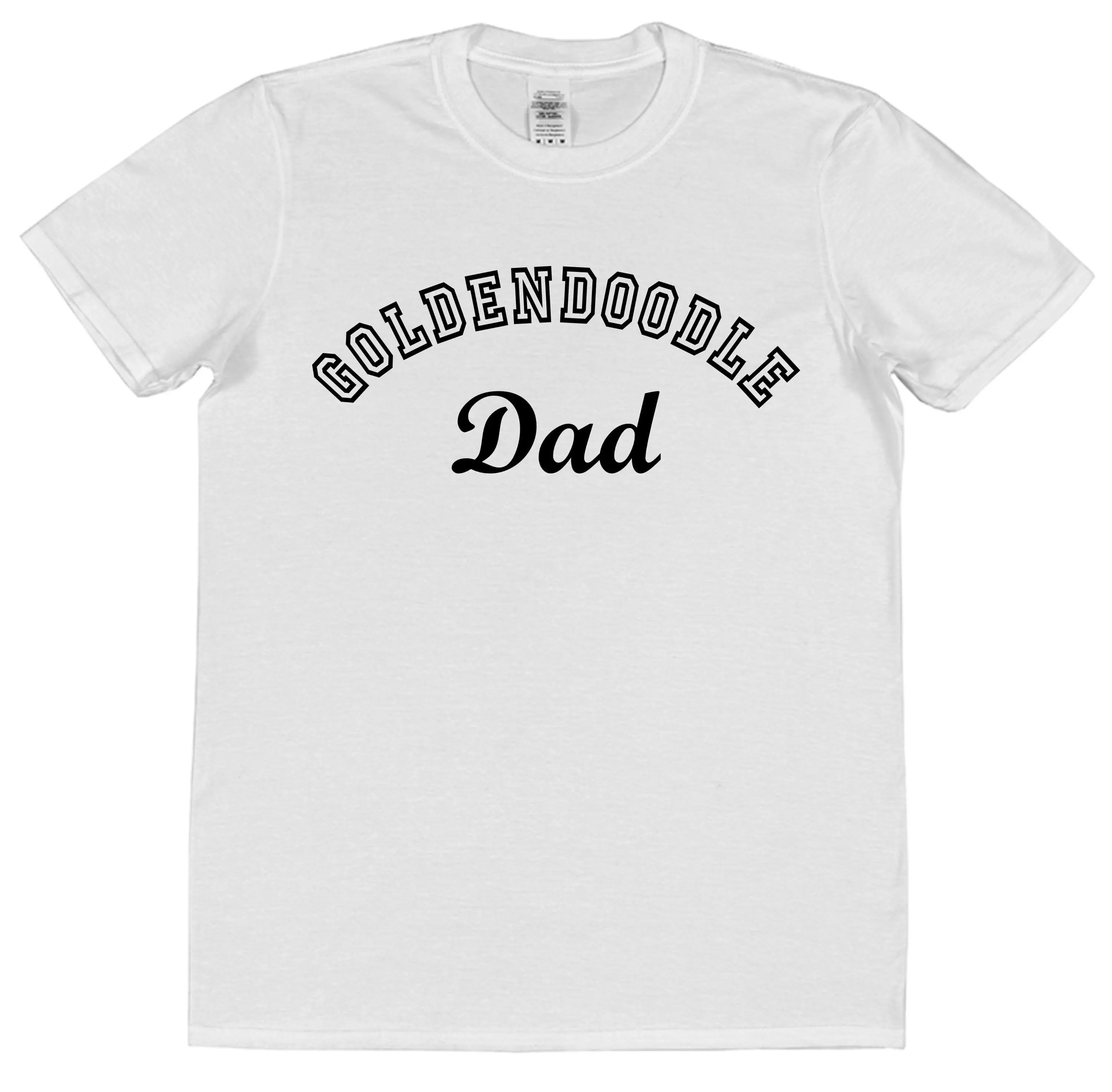 Футболка Goldendoodle для папы или мамы новая хлопковая футболка владельца собаки